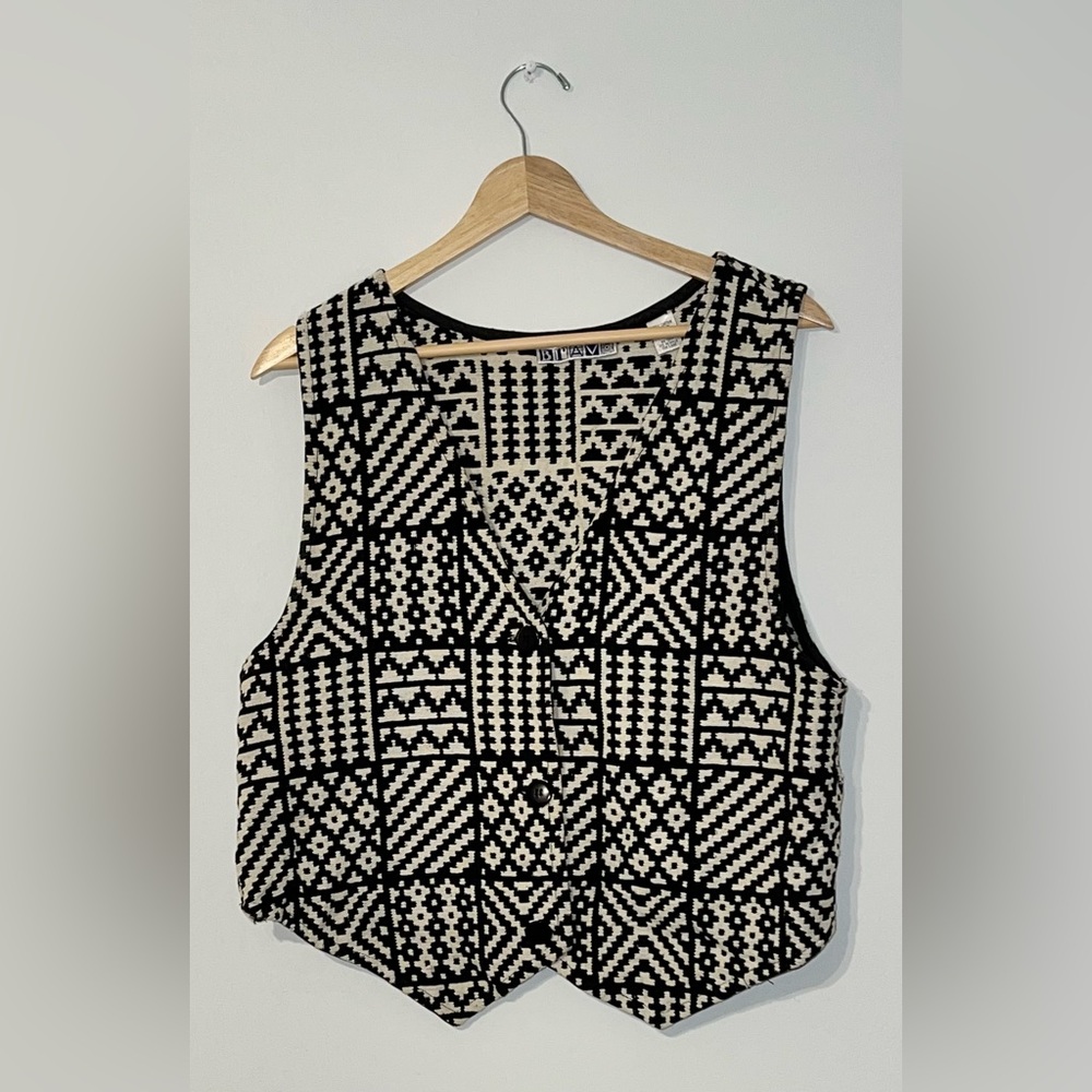 Vintage button up vest